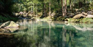 Piscinas naturais do río Pedras